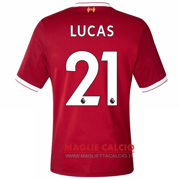 nuova maglietta liverpool 2017-2018 lucas 21 prima